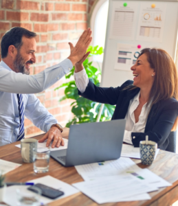 Office high five